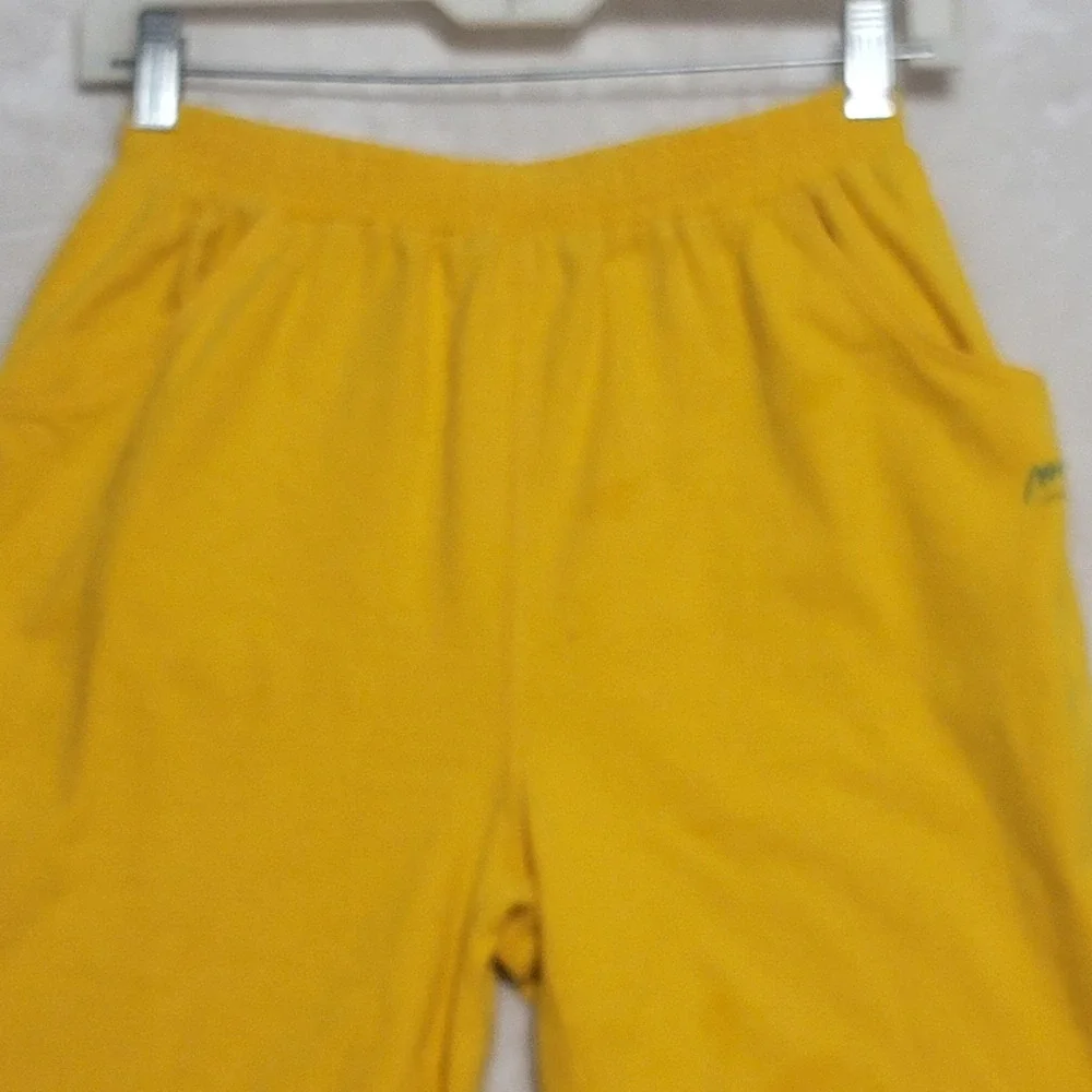 Vintage Peter Max Sweat Pants Mens Medium Yellow Neo Max Art 1980s USA